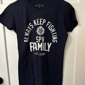 Jared Padalecki “Always Keep Fighting” first edition t-shirt!